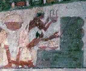 The beekeepers smoker from early Egypt. Carolina Honeybees Farm