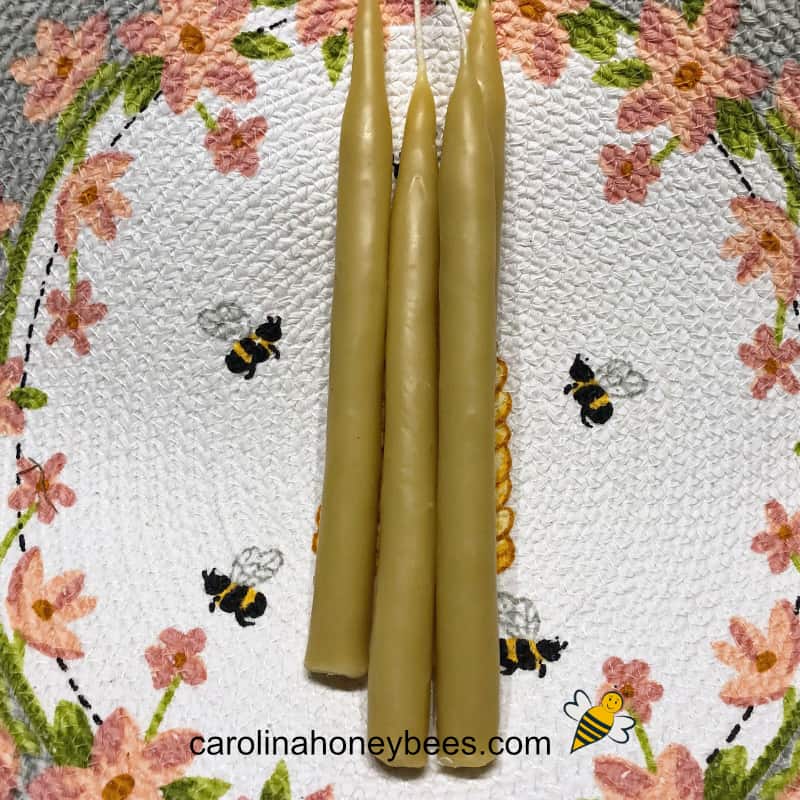 How to Make Hand Dipped Beeswax Candles Carolina Honeybees