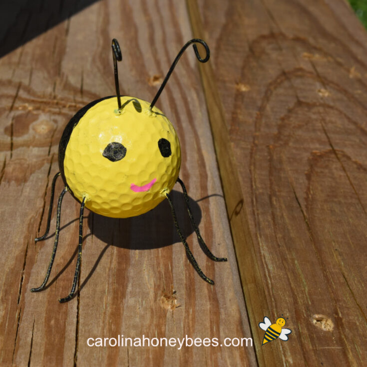 Golf Ball Bee Craft Create a Buzz Carolina Honeybees