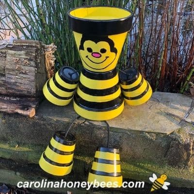 How to Make a Clay Pot Honey Bee - Carolina Honeybees