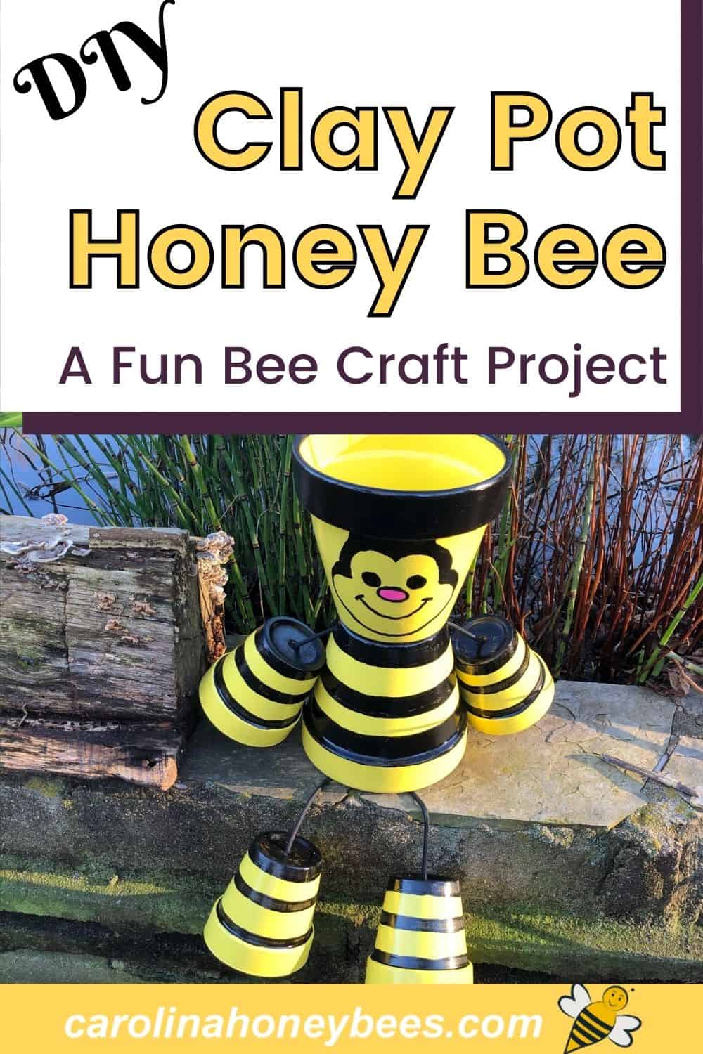How to Make a Clay Pot Honey Bee Carolina Honeybees