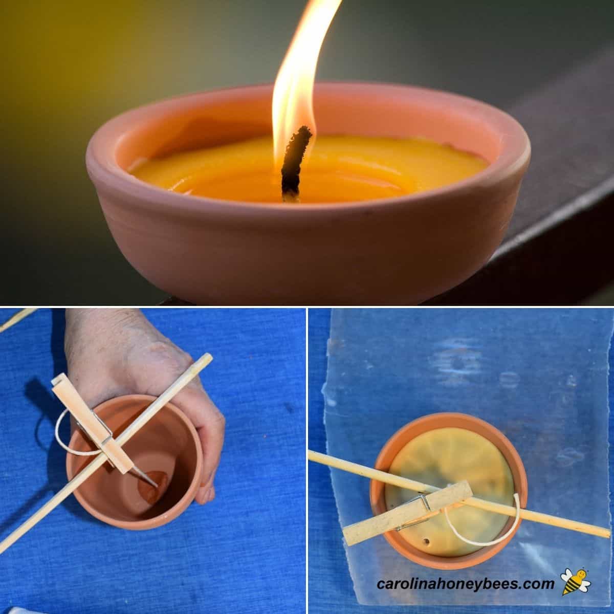 DIY Beeswax Citronella Candles - Joybilee® Farm, DIY