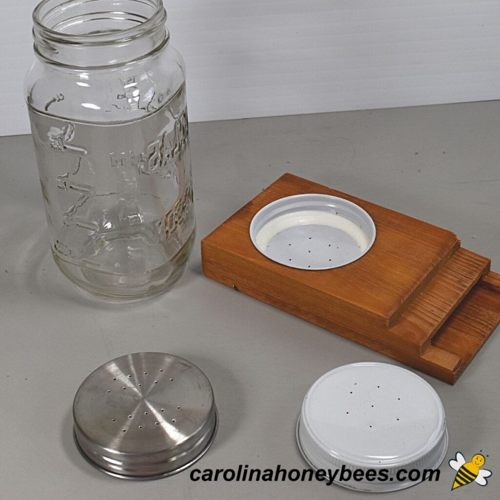 How to Make a Mason Jar Bee Feeder Carolina Honeybees