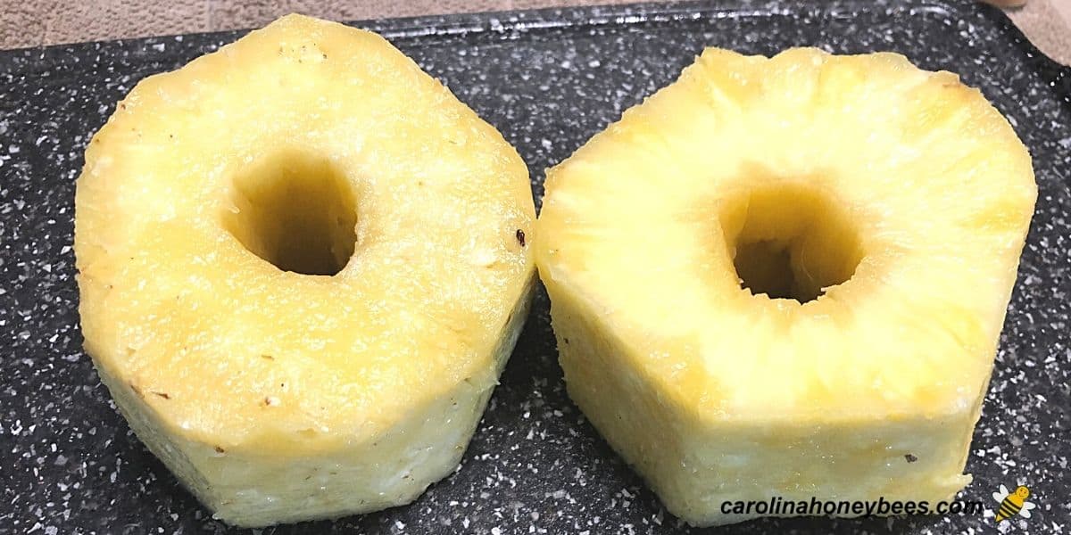 Honey Glazed Pineapple Rings - Carolina Honeybees