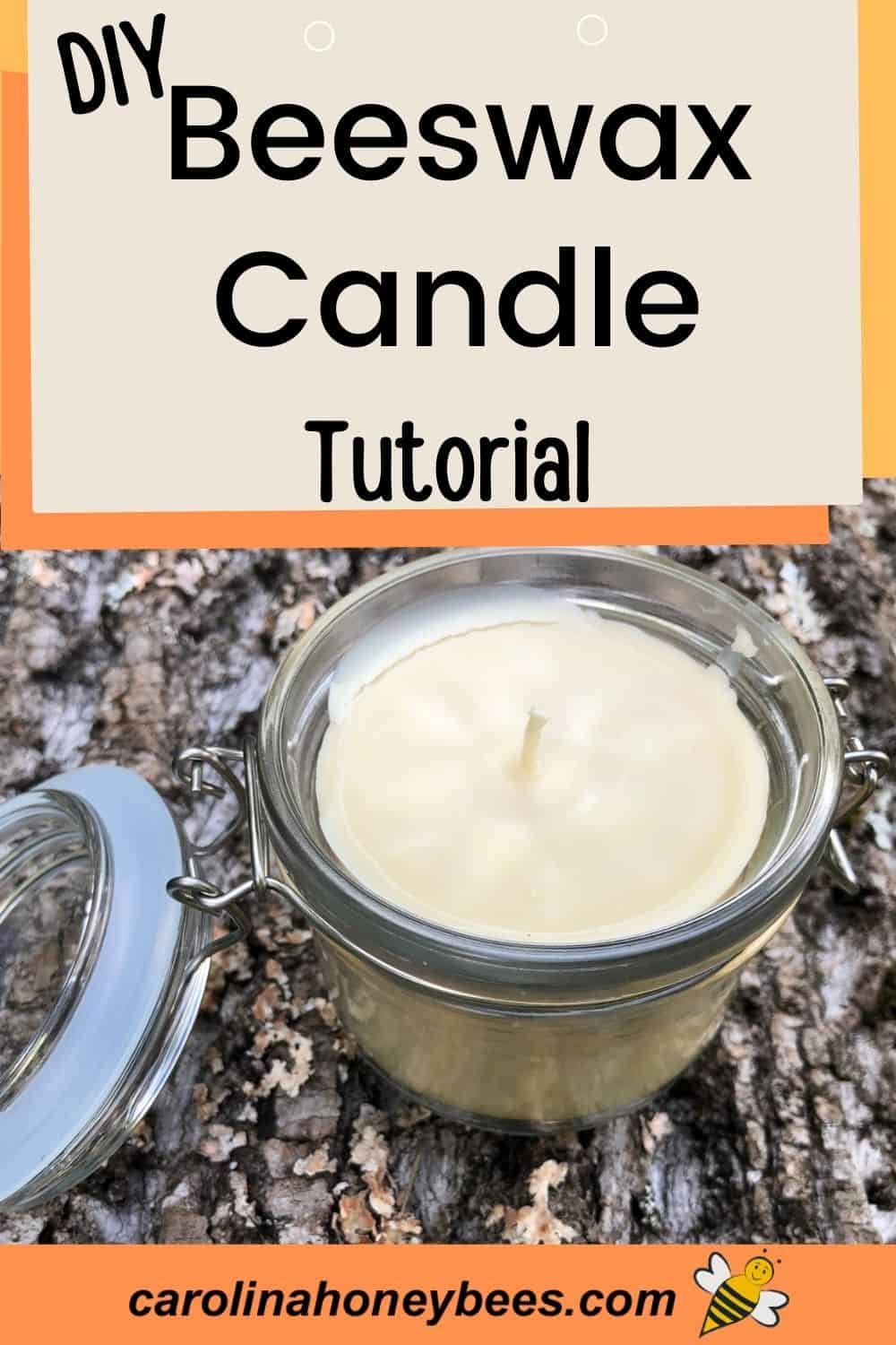 Easiest DIY Beeswax Candle Recipe Carolina Honeybees