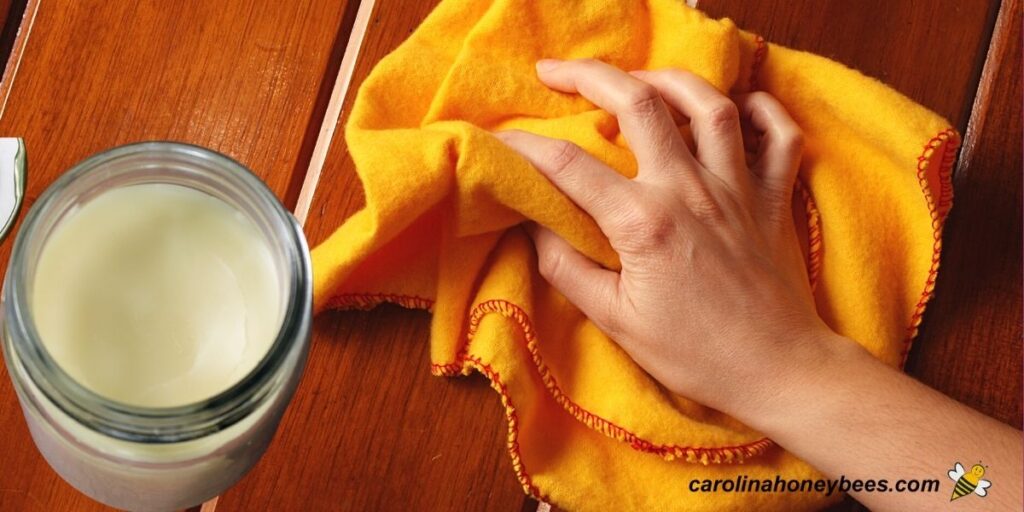 DIY Beeswax Furniture Polish Carolina Honeybees