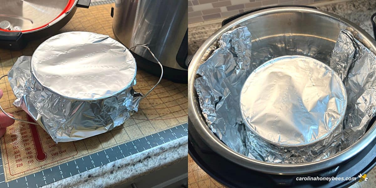 Aluminum foil discount trivet instant pot