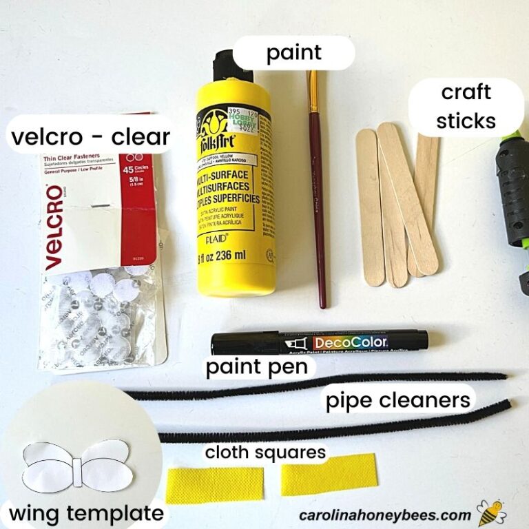 How to Make a Bee with Pipe Cleaners - Carolina Honeybees