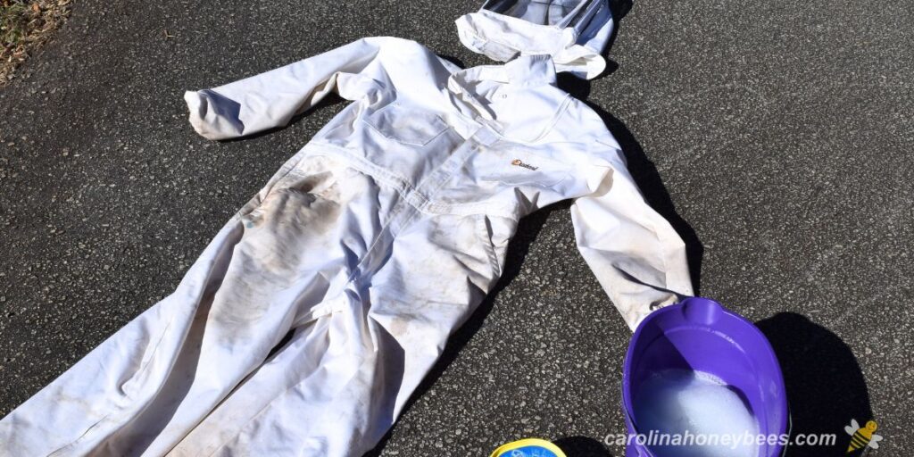 How to Wash a Beekeeping Suit Carolina Honeybees