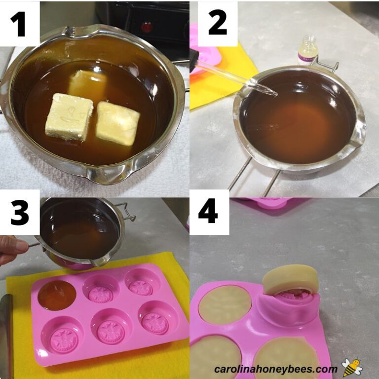 How to Make Beeswax Lotion Bars Carolina Honeybees